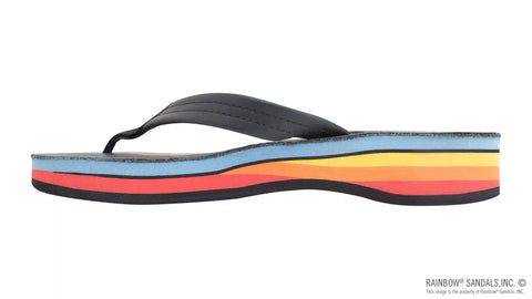 Four Layer Leather Wedge with a 3/4" Leather Strap