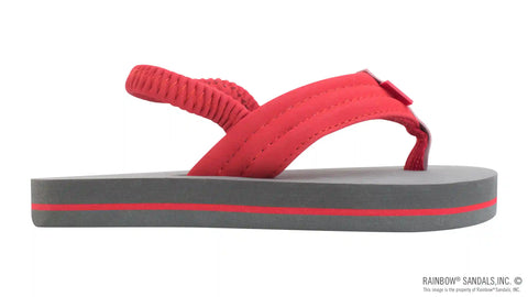 The Grombow - Soft  Rubber Top Sole  with 1" Strap and Pin line