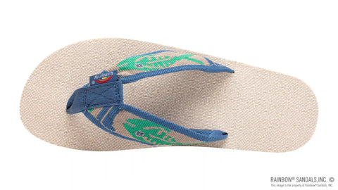 Single Layer Hemp with a 1" Nylon Fish Pattern Strap