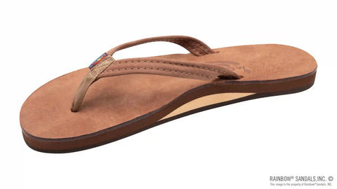 Luxury Leather  - Single Layer Arch Support with a 1/2"  Narrow Strap