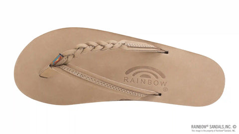 Flirty Braidy - Single Layer 1/2" Narrow Strap with Braid
