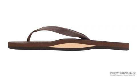 Single Layer Classic Leather with Arch Support and a 1/2" Narrow Strap