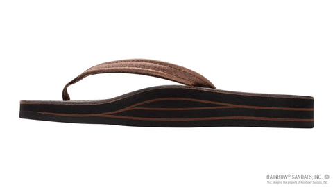 Luxury Leather - Double Layer Arch 1/2" Narrow Strap