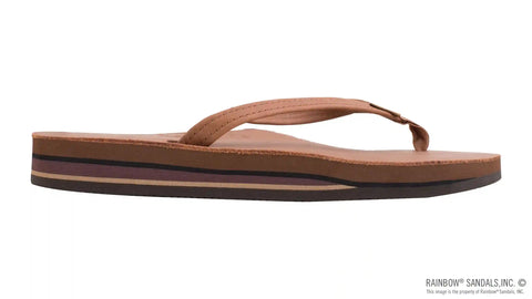 Double Layer Arch Support Classic Leather and 1/2" Narrow Strap