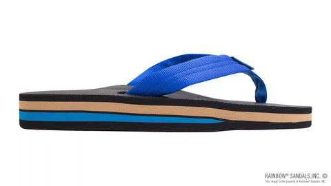 Classic Rubber - Double Layer Soft Top 3/4" EVA Rubber Filled Nylon Strap
