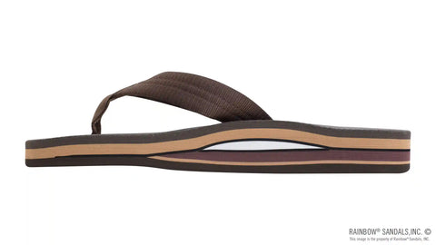 Classic Rubber - Double Layer Soft Top 1" Nylon Strap