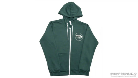 Unisex Sweatshirt with Circle Logo on Front and Back
